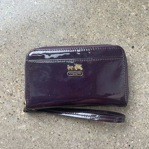 Vintage coach wristlet